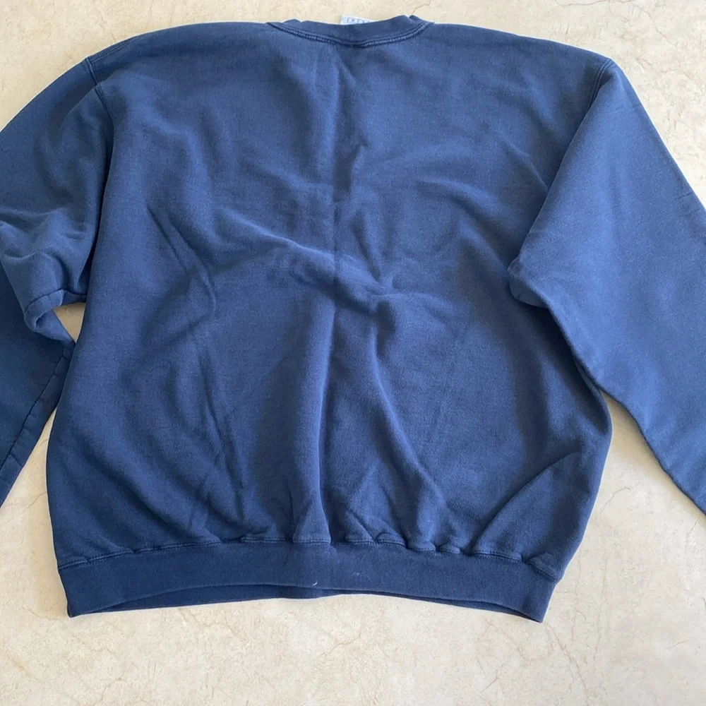VINTAGE Champion Navy Blue Oversized Crew Classic - Picture 3 of 11